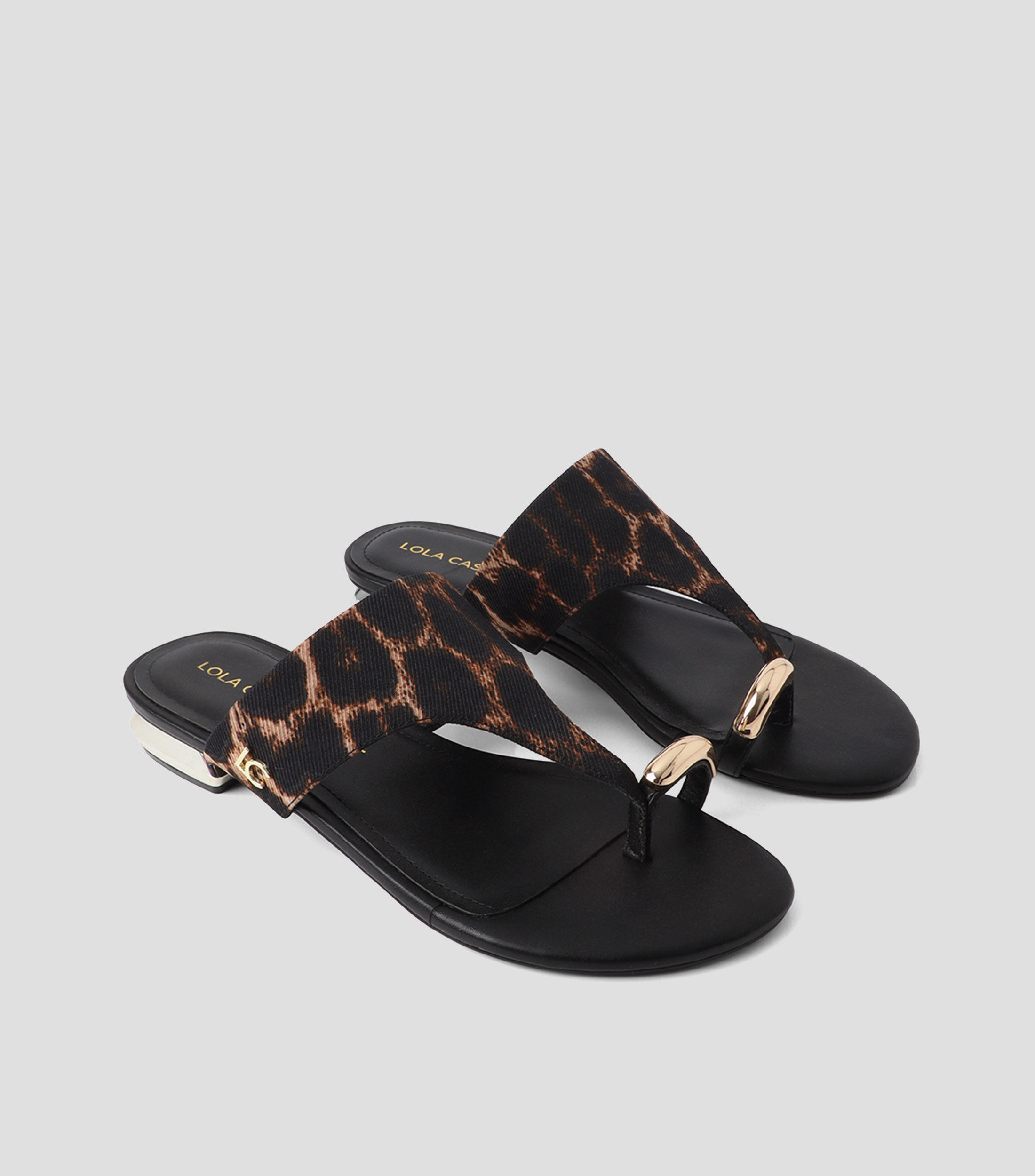 Sandalias con tacón cuadrado Mujer